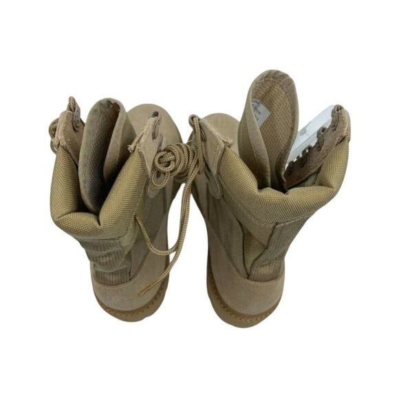 Thorogood Mens Combat Military Boots Desert Tan Leather Lace Up 3 Regular New - Picture 6 of 10